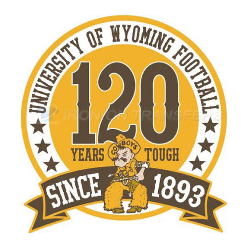 Wyoming Cowboys Logo T-shirts Iron On Transfers N7073 - Click Image to Close